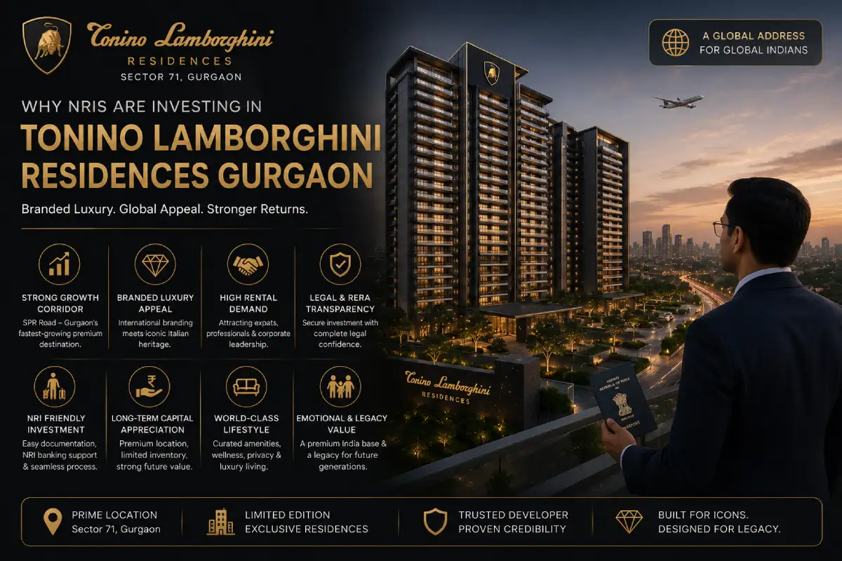 NRI Investment Tonino Lamborghini Residences Gurgaon