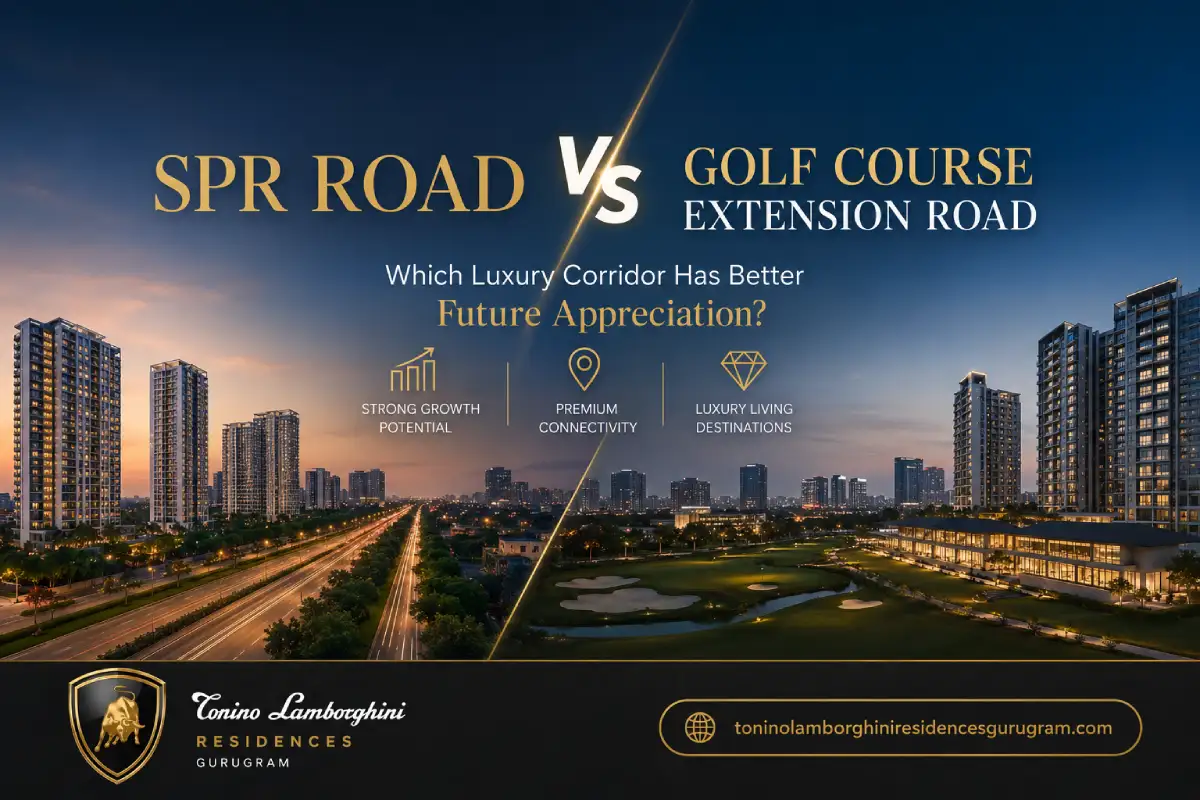 SPR Road vs Golf Course Extension Road Gurgaon