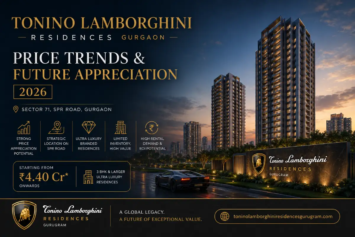 Tonino Lamborghini Residences Gurgaon Price Trends
