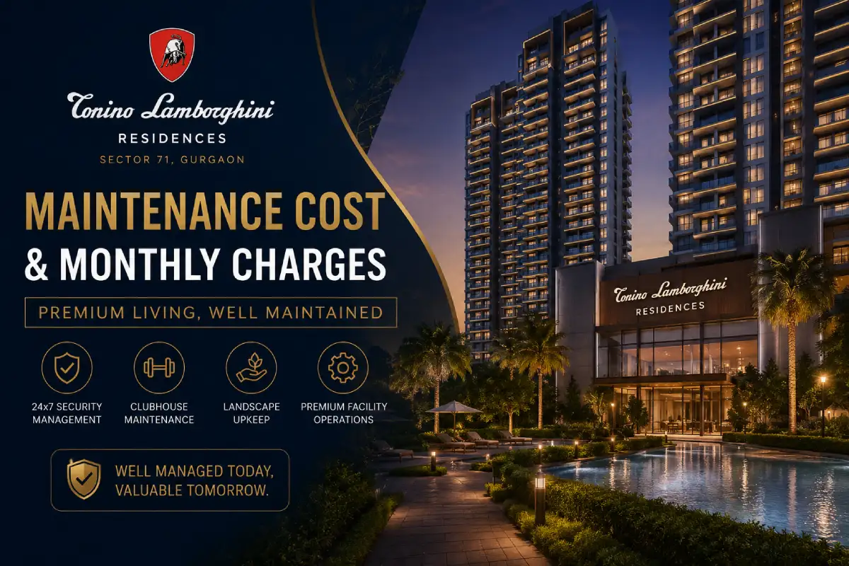 Tonino Lamborghini Residences Maintenance Cost Gurgaon