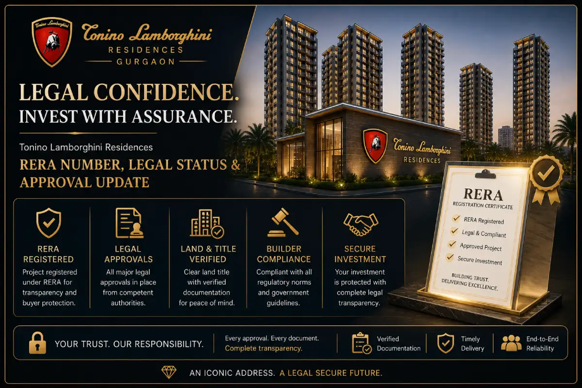 Tonino Lamborghini Residences RERA Number Gurgaon