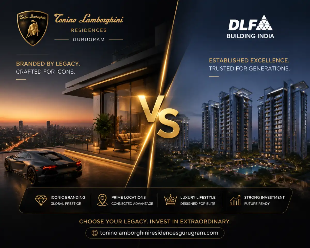 Tonino Lamborghini Residences vs DLF Projects Gurgaon